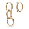 Stud & 3 Chains Earring - chain earrings by Noritamy