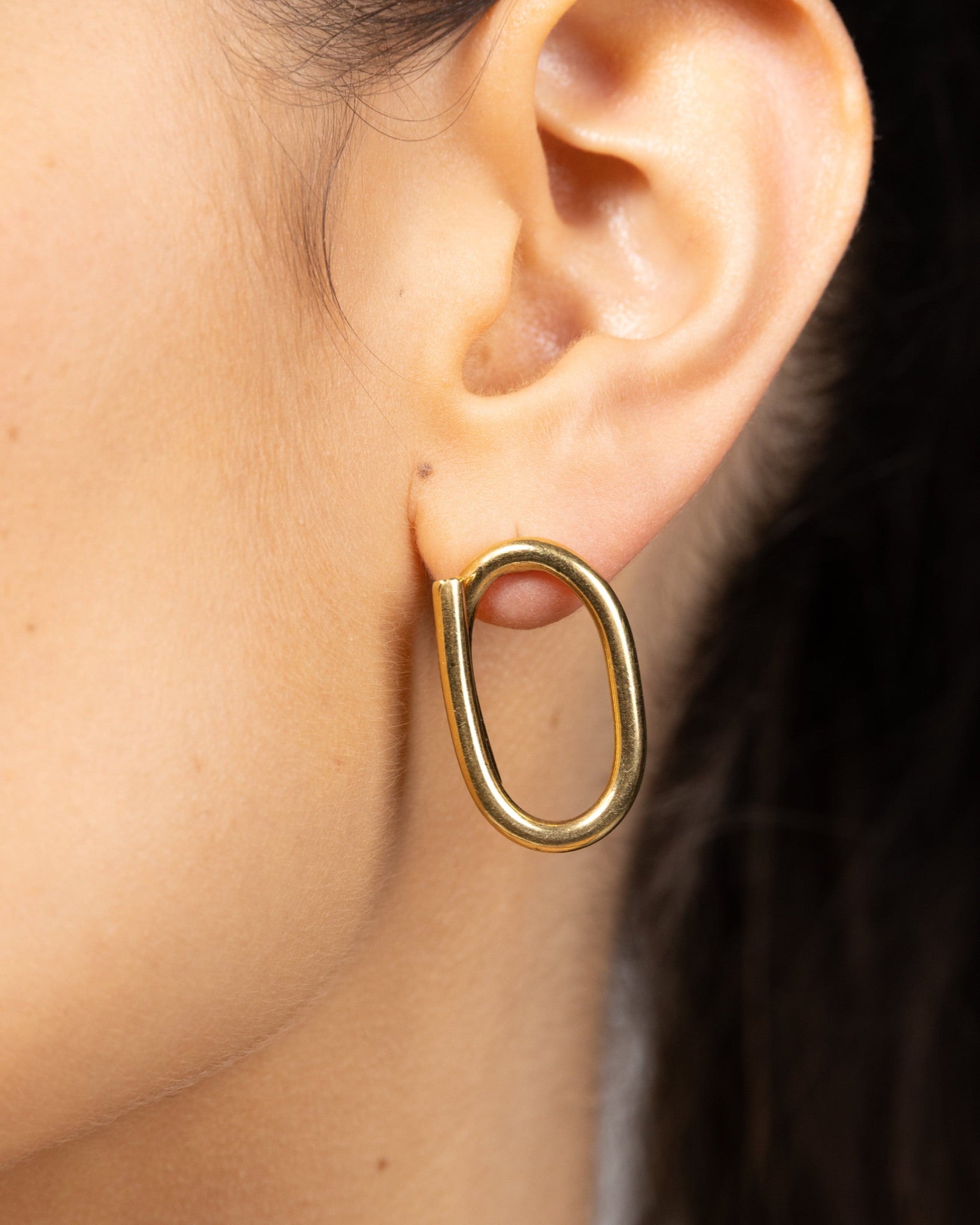 Small Chain Stud Earrings