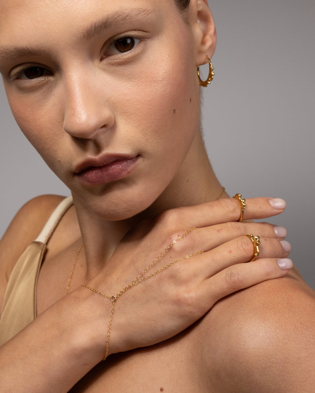 Three-Spire Crown Ring