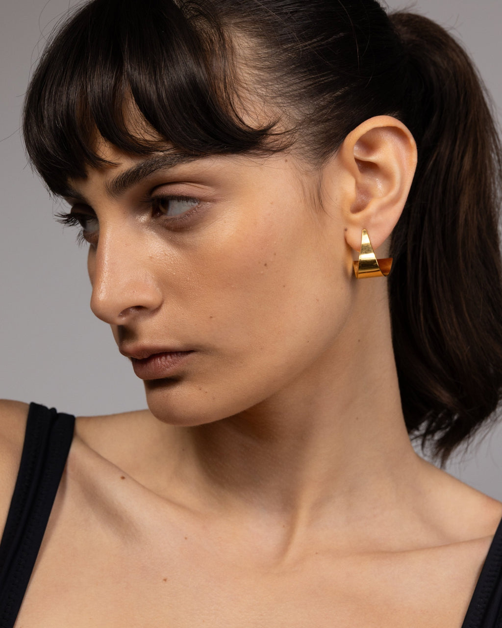 Tribal Triangle Single Earring