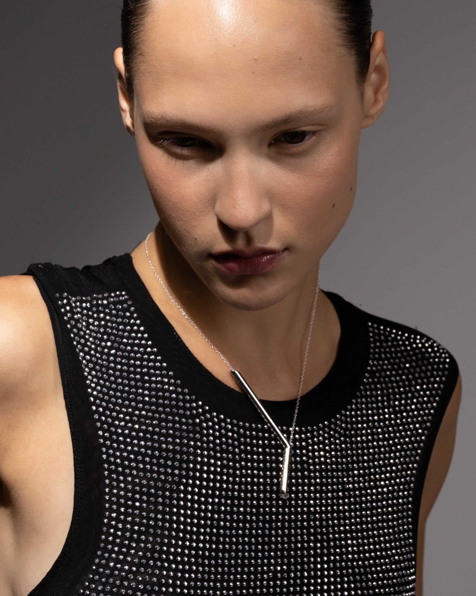 Geo Cylinder Necklace