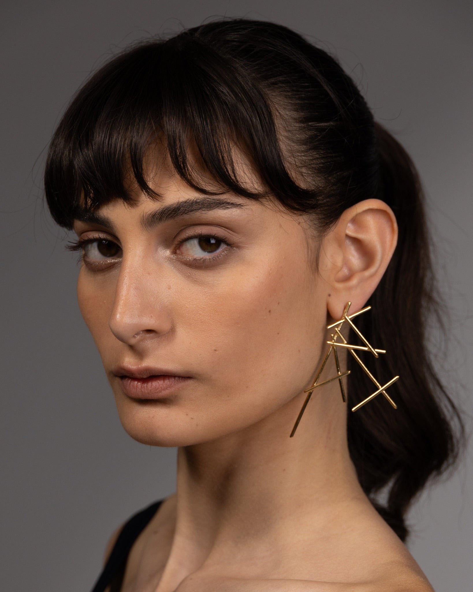 Fan Statement Earrings