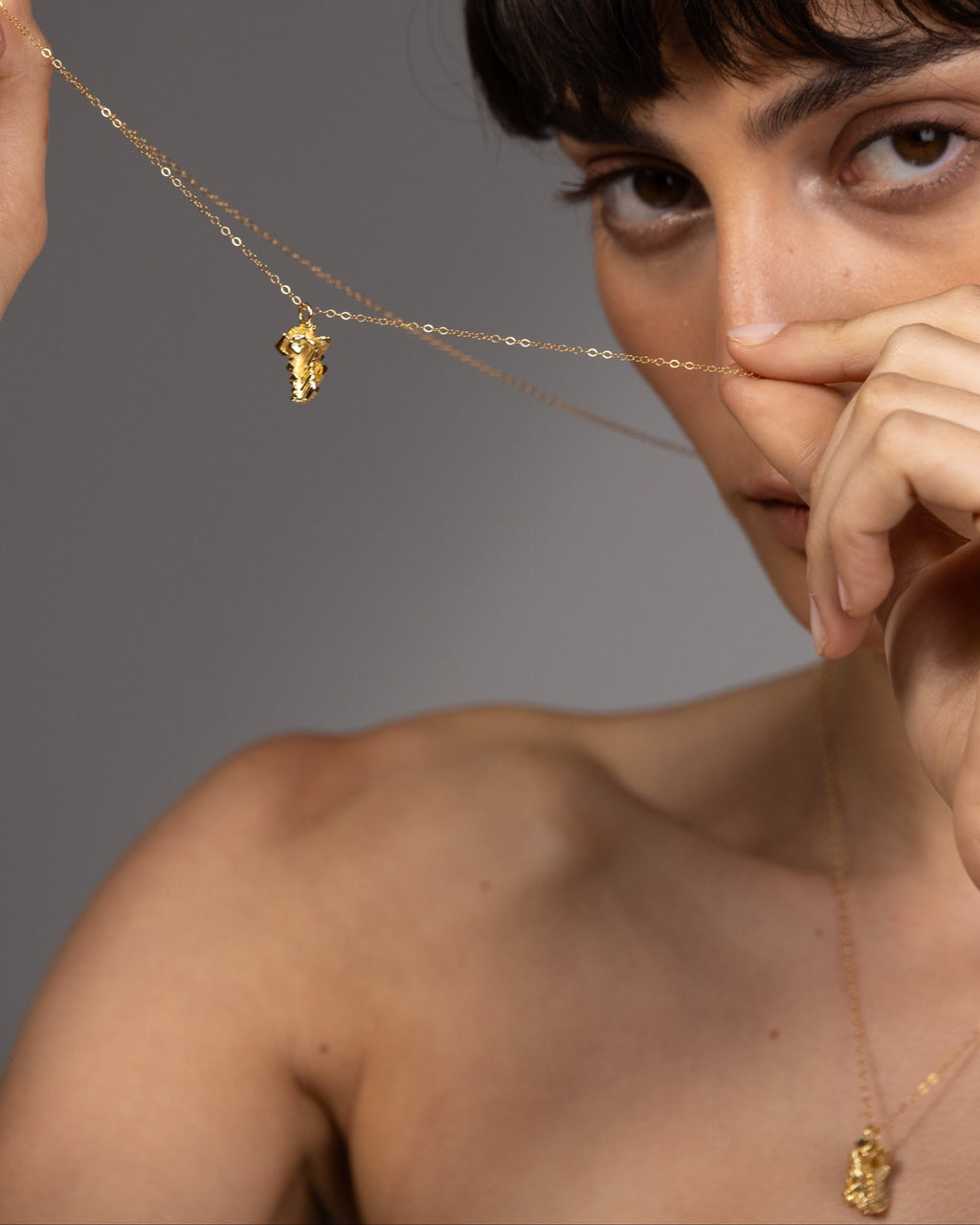 Oak Leaf Pendant Necklace