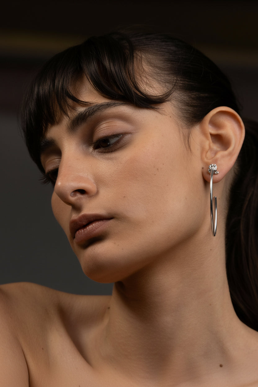 Bismuth Hoop Earrings