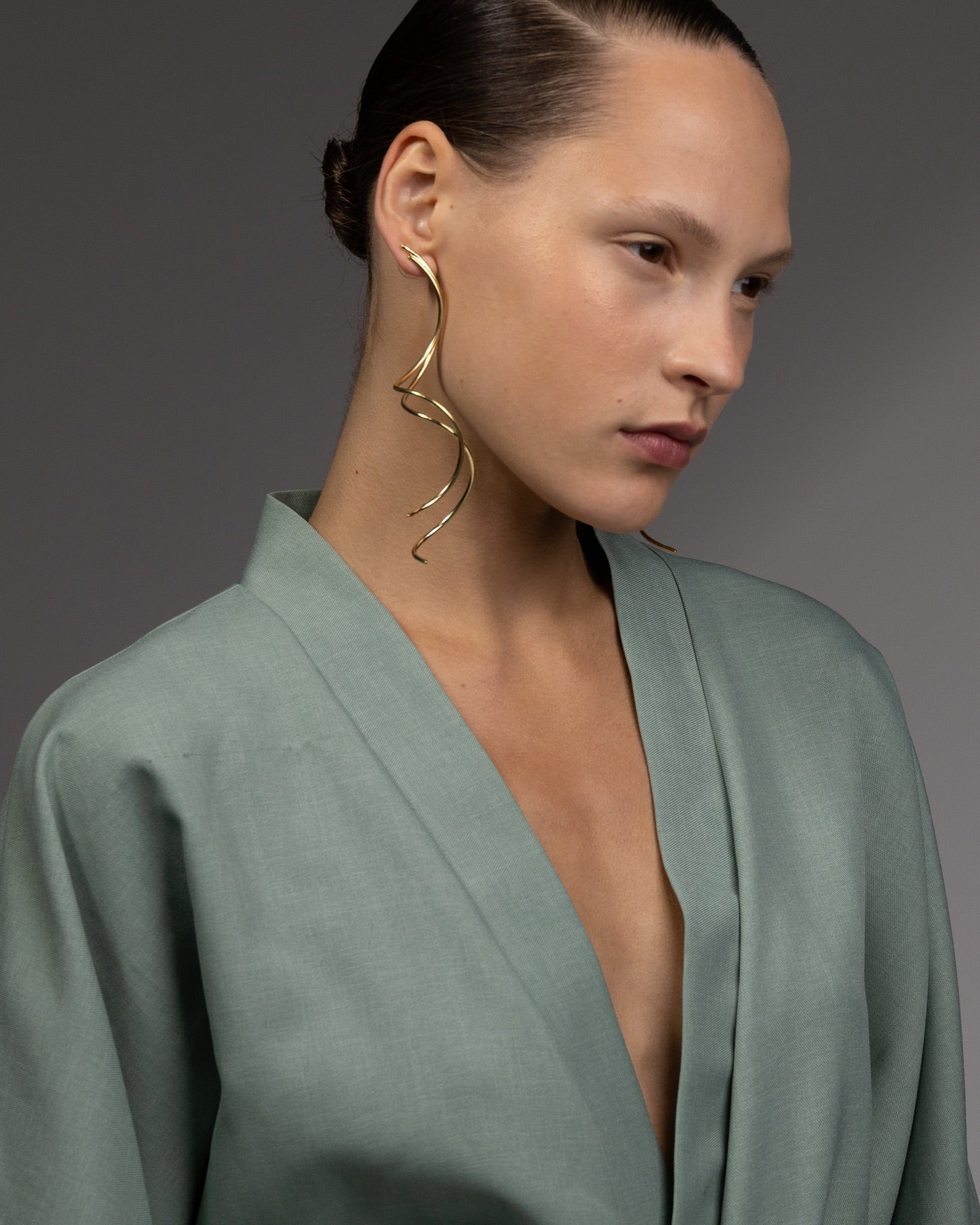 Snake A-symmetric Earrings