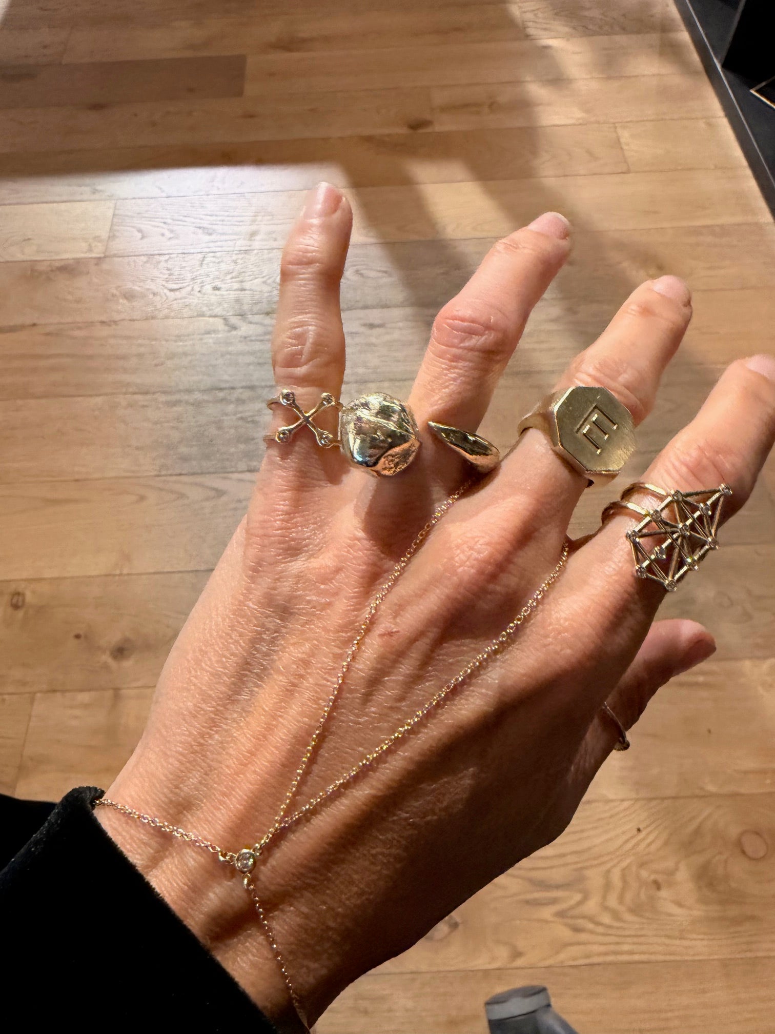 Sculptural Nail Ring