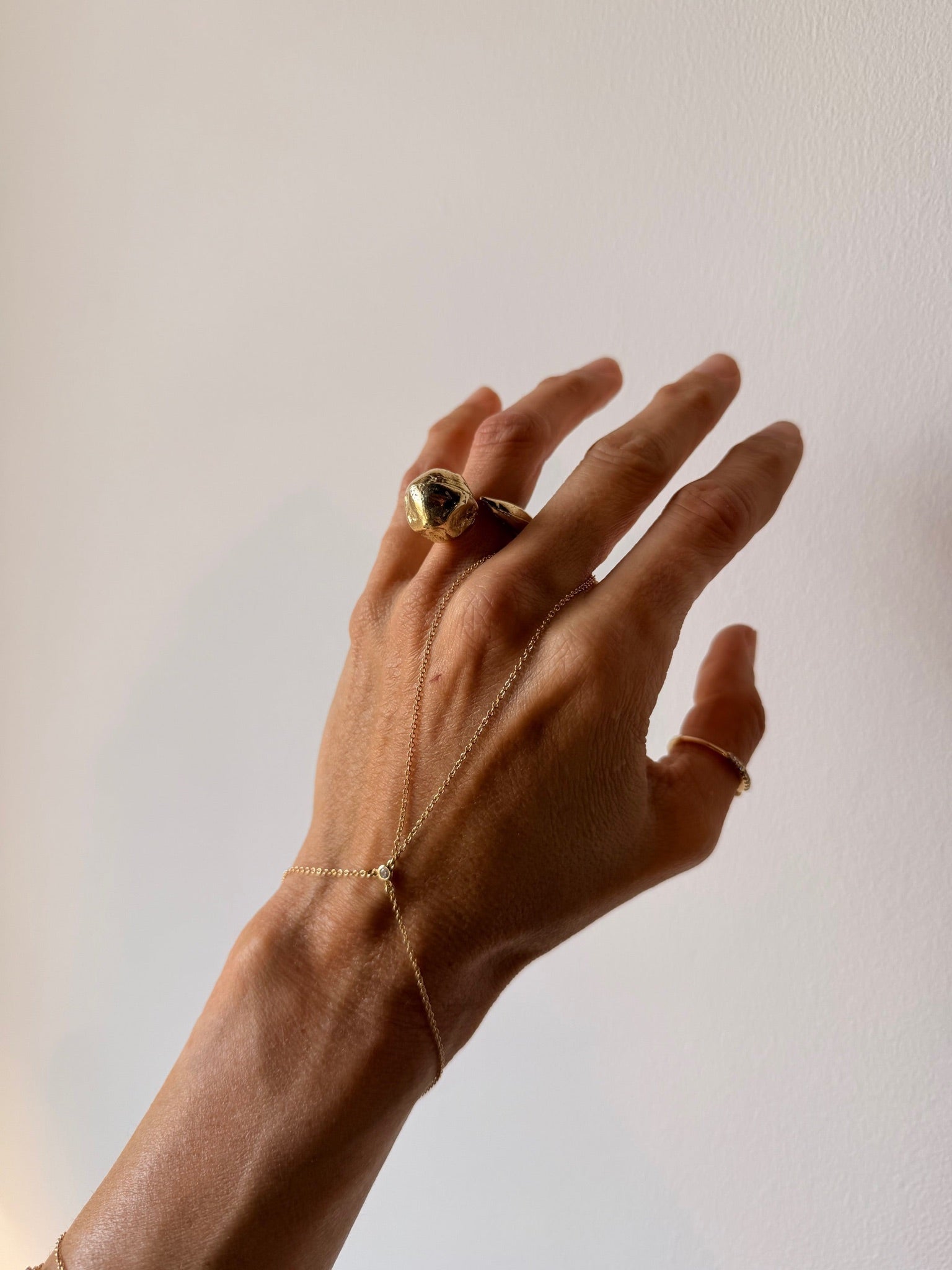 Sculptural Nail Ring - statement ring by Noritamy