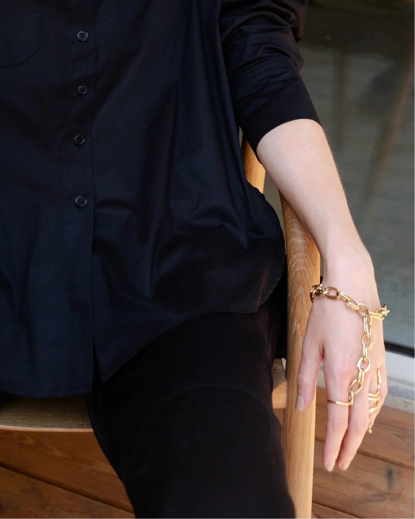 Paper Clip Links Hand Chain — campaign image