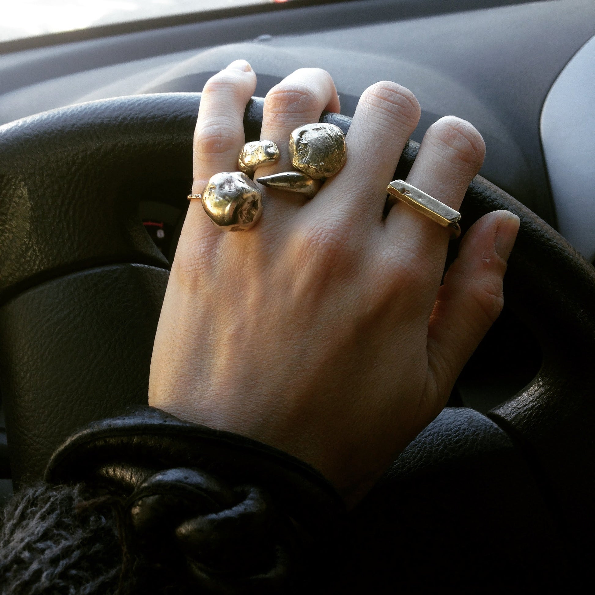 Sculptural Nail Ring