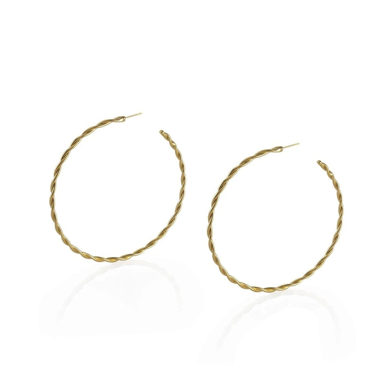 Intertwined Hoop Earrings