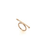 Horizontal Bar Ring - statement ring by Noritamy