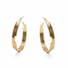 Lines Hoop Earrings - hoop earrings by Noritamy
