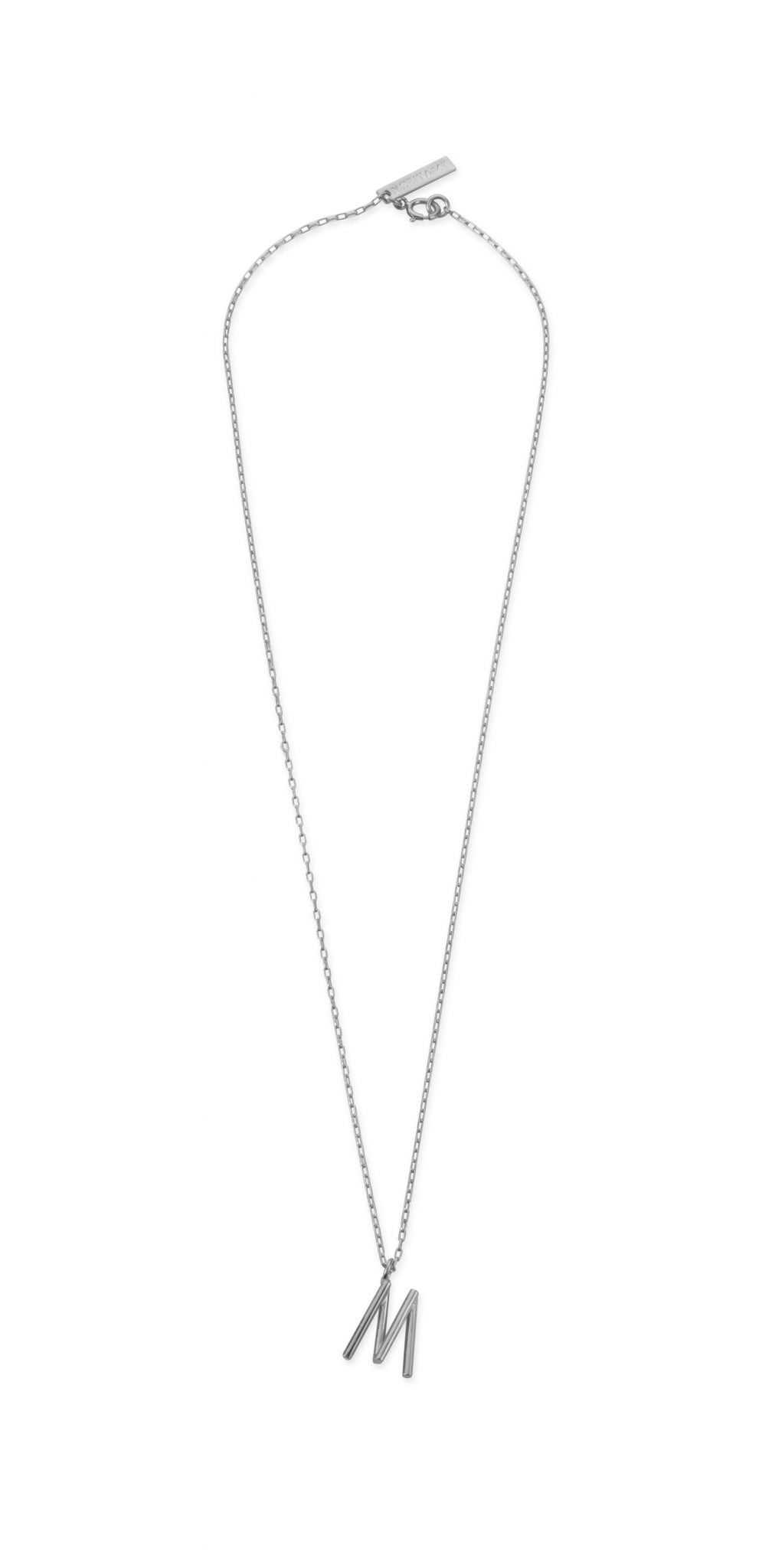 Initials Necklace  Sterling Silver