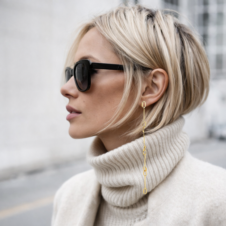 Linked Theory Shoulder Duster Earrings