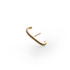 Handmade gold plated hugger classic earrings with brass base
