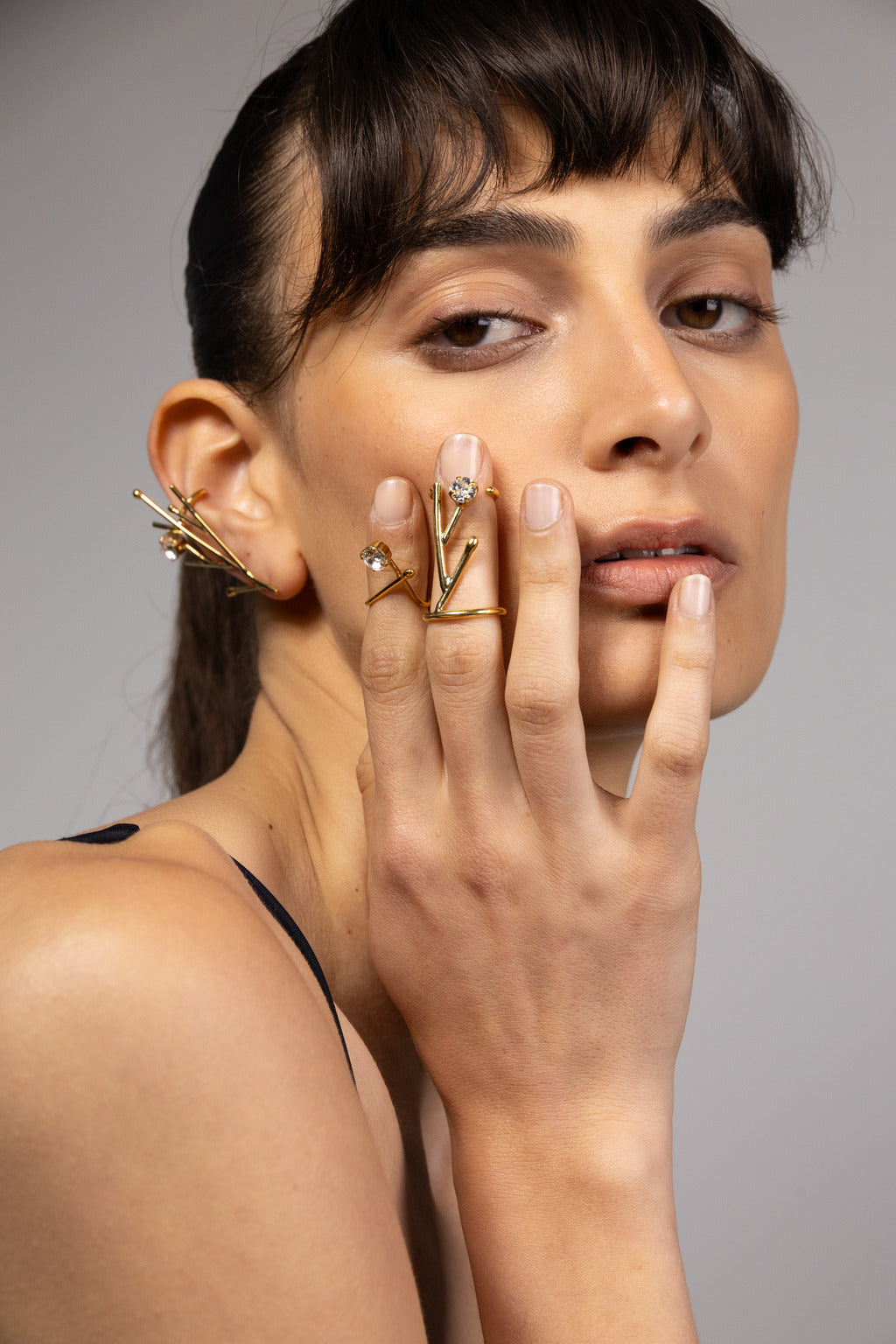 PINE Double Finger Tip Ring