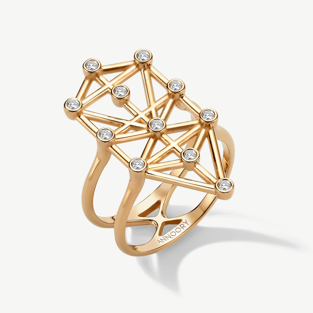Master Manifestor Diamond Statement Ring - statement ring by Noritamy