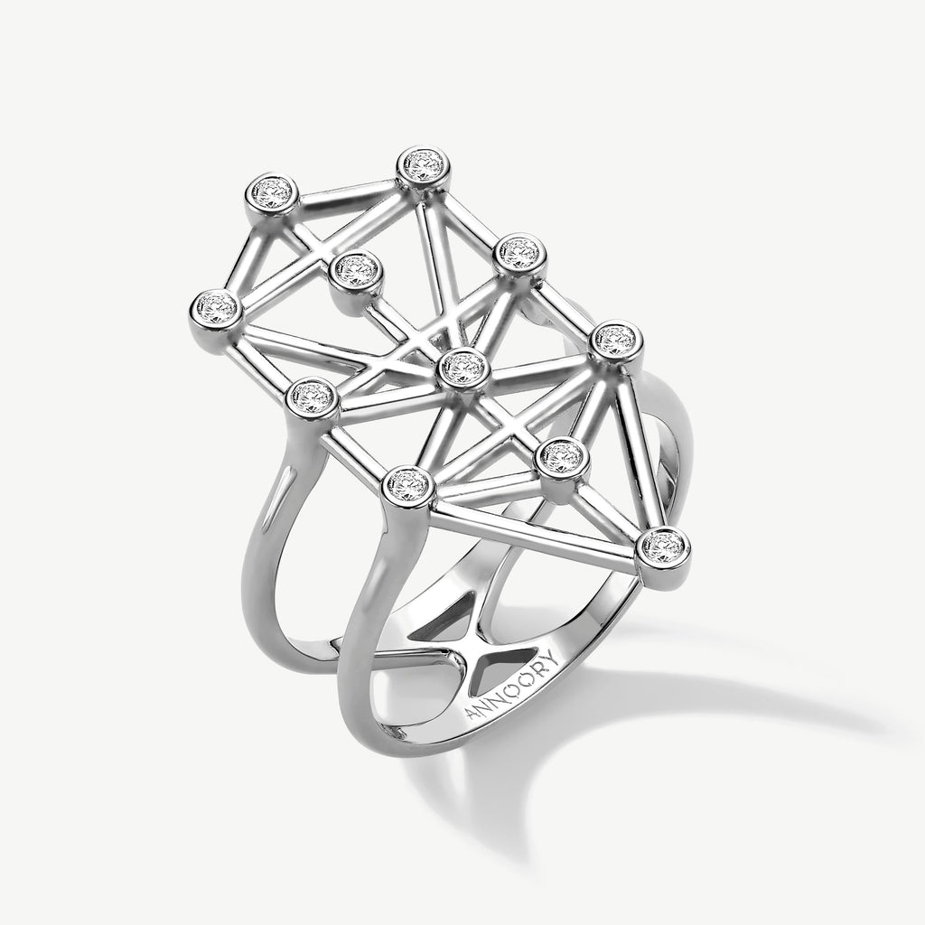 Master Manifestor Diamond Statement Ring - statement ring by Noritamy