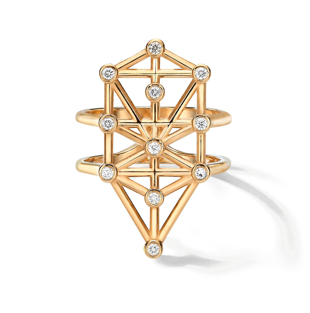 Master Manifestor Diamond Statement Ring - statement ring by Noritamy