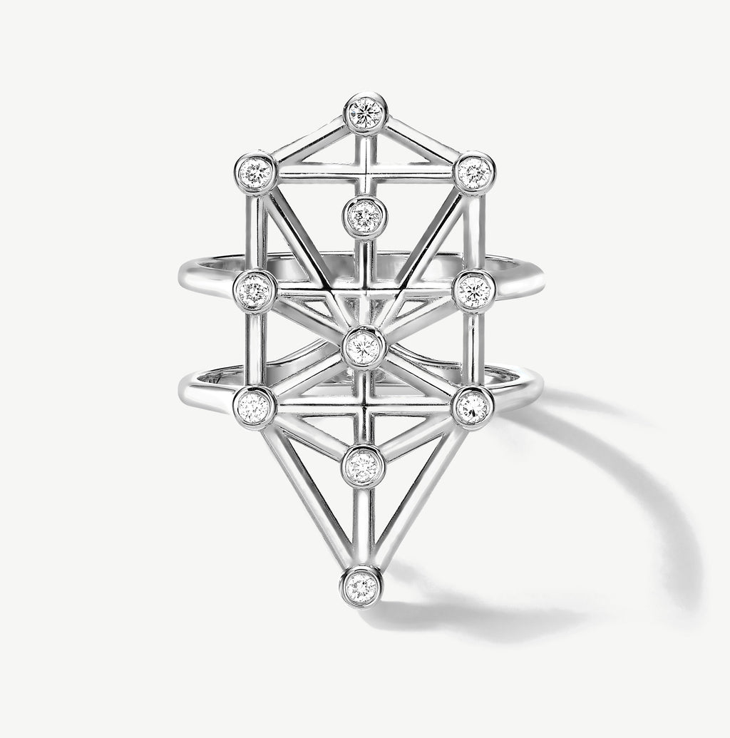 Master Manifestor Diamond Statement Ring - statement ring by Noritamy