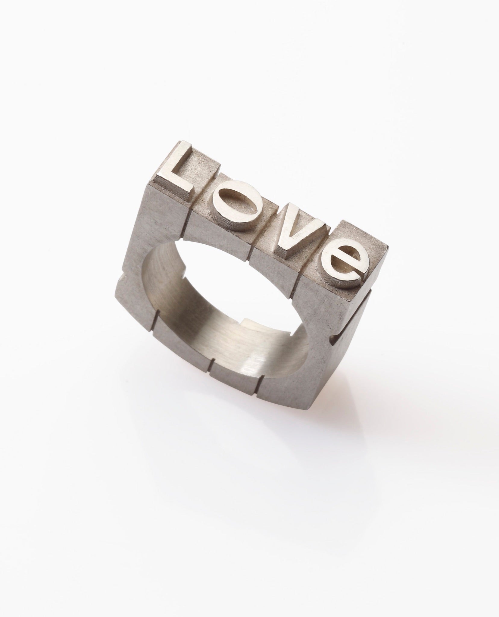 Love Sterling Silver Ring - ring band by Noritamy