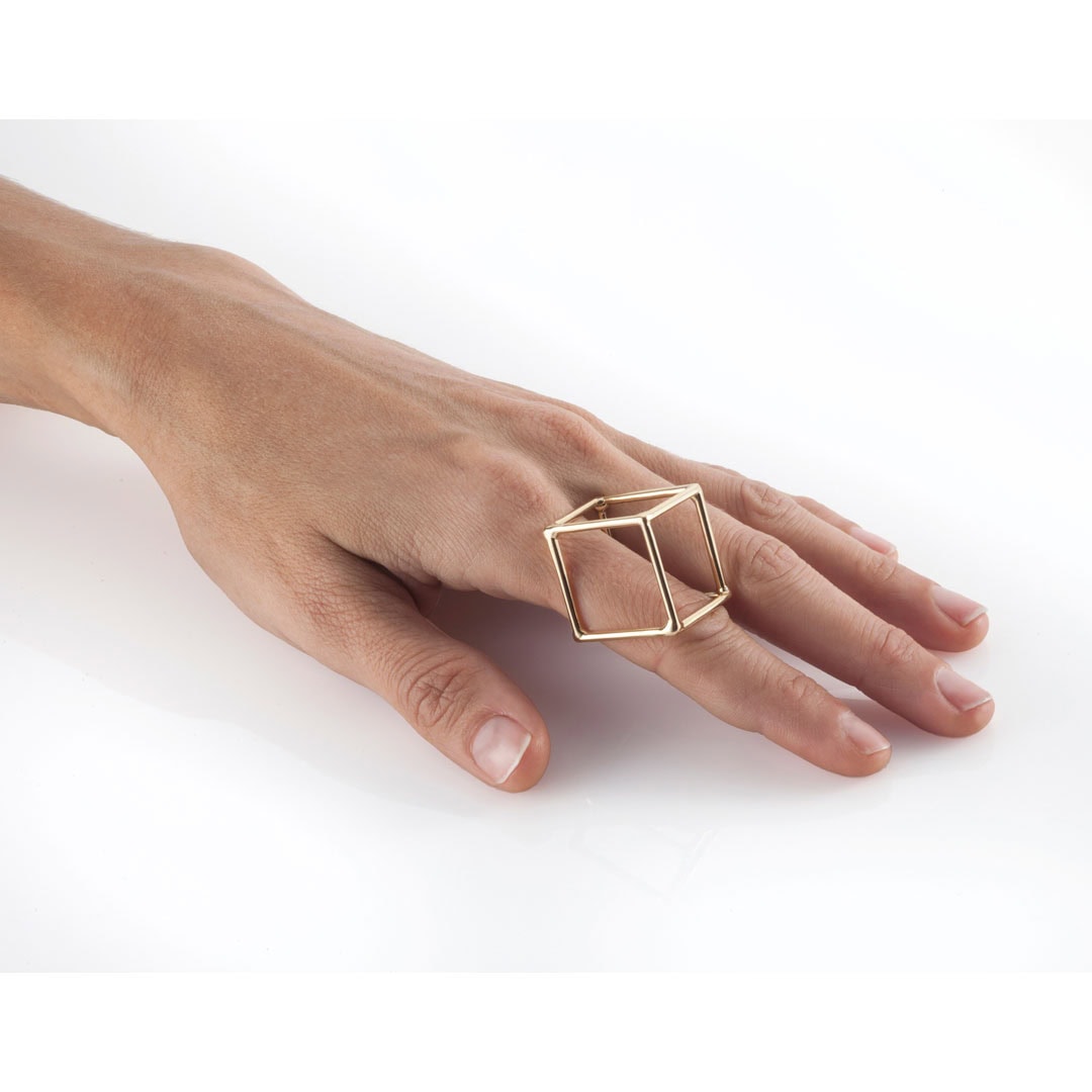 Square Contour Ring