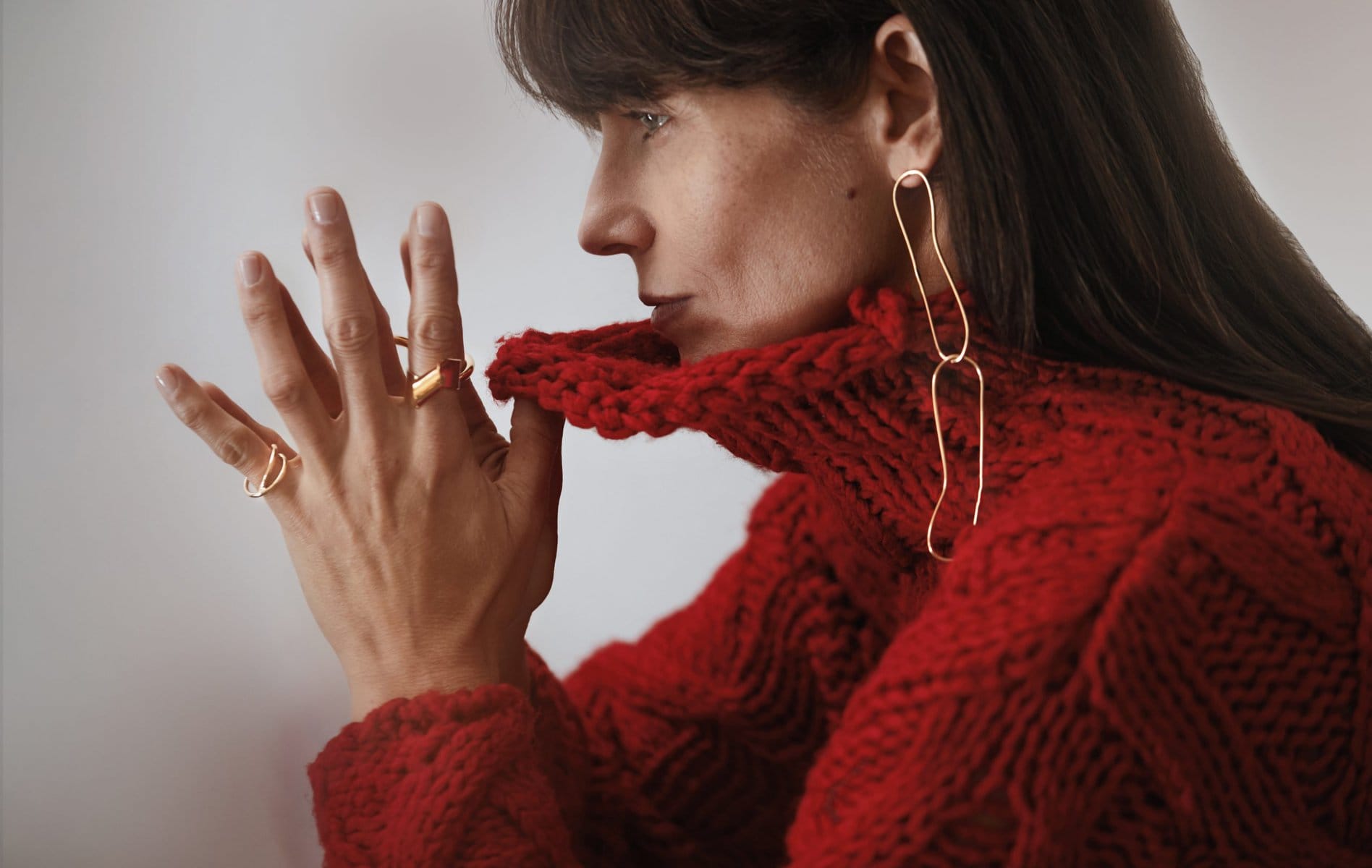Amorphic Hook Earrings