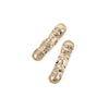 Embossed Earrings - statement earrings by Noritamy