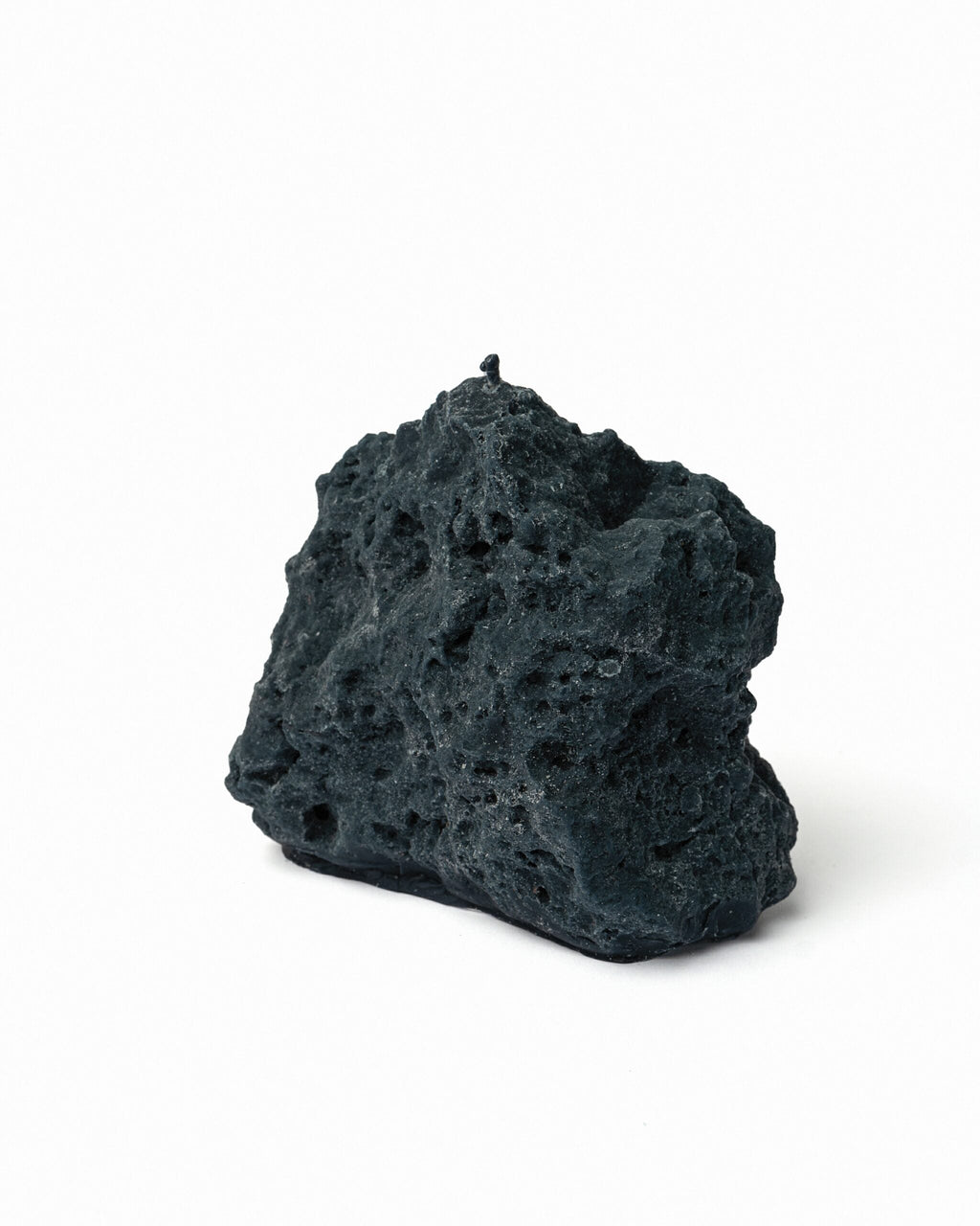 Caldera - Black Beeswax Candle - art object by Noritamy