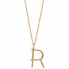 Small Initial Necklace in gold, necklace by Noritamy