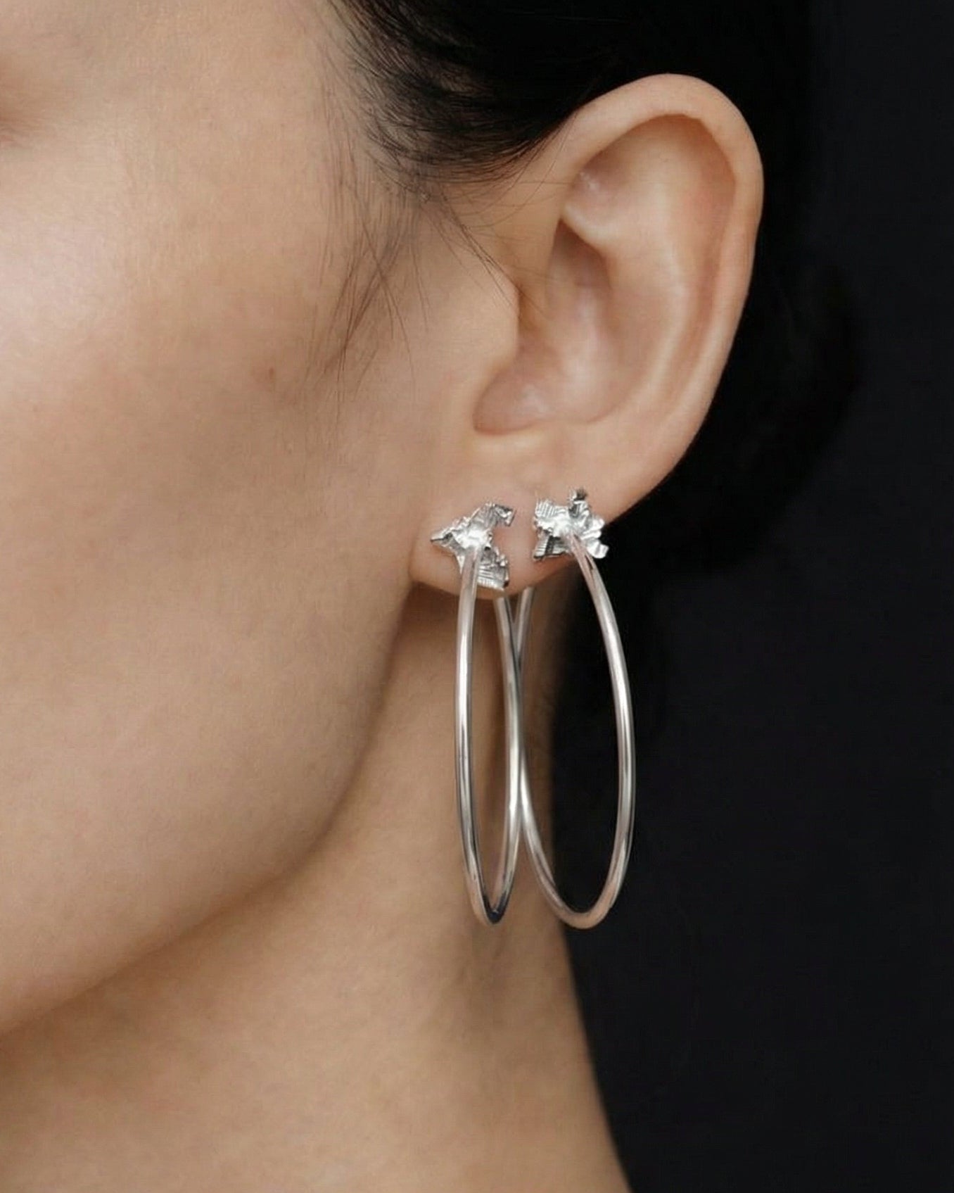 Bismuth Hoop Earrings