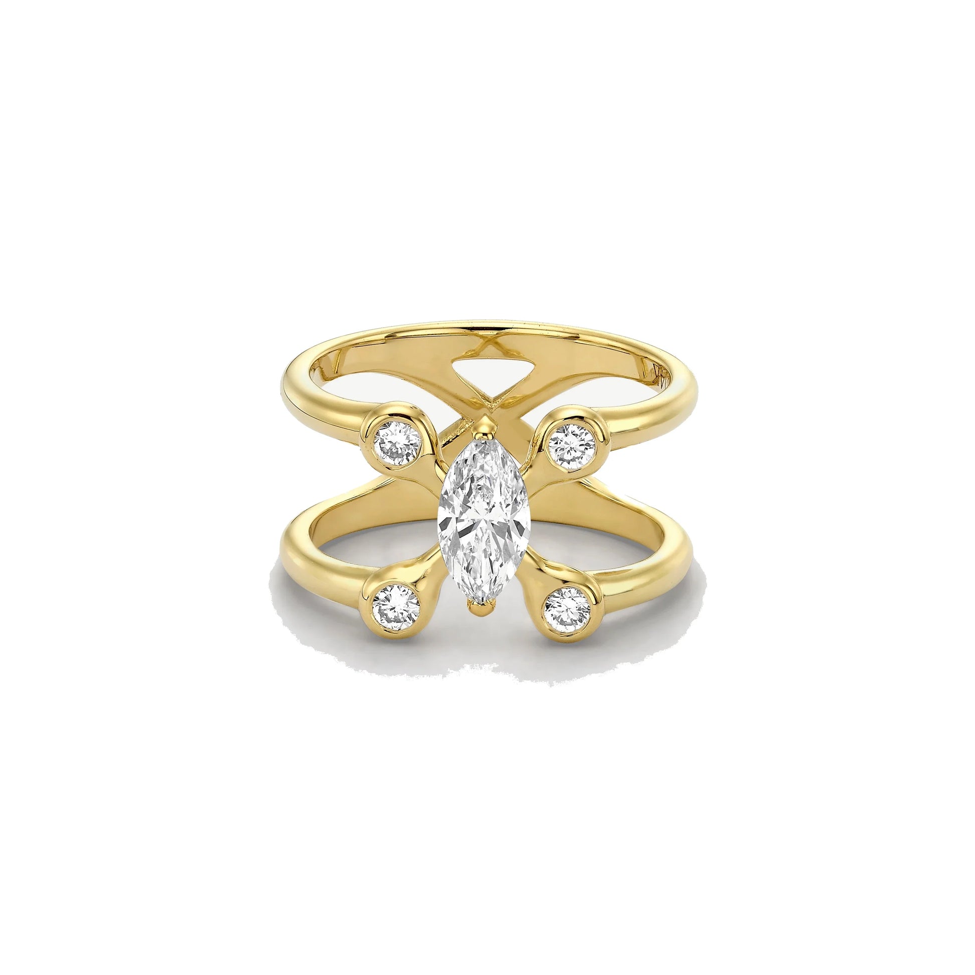 Cosmic Transformer Diamond Pinky Ring