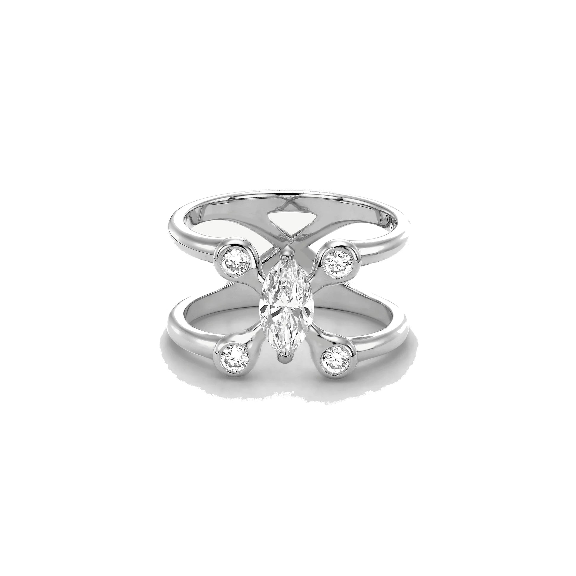 Cosmic Transformer Diamond Pinky Ring