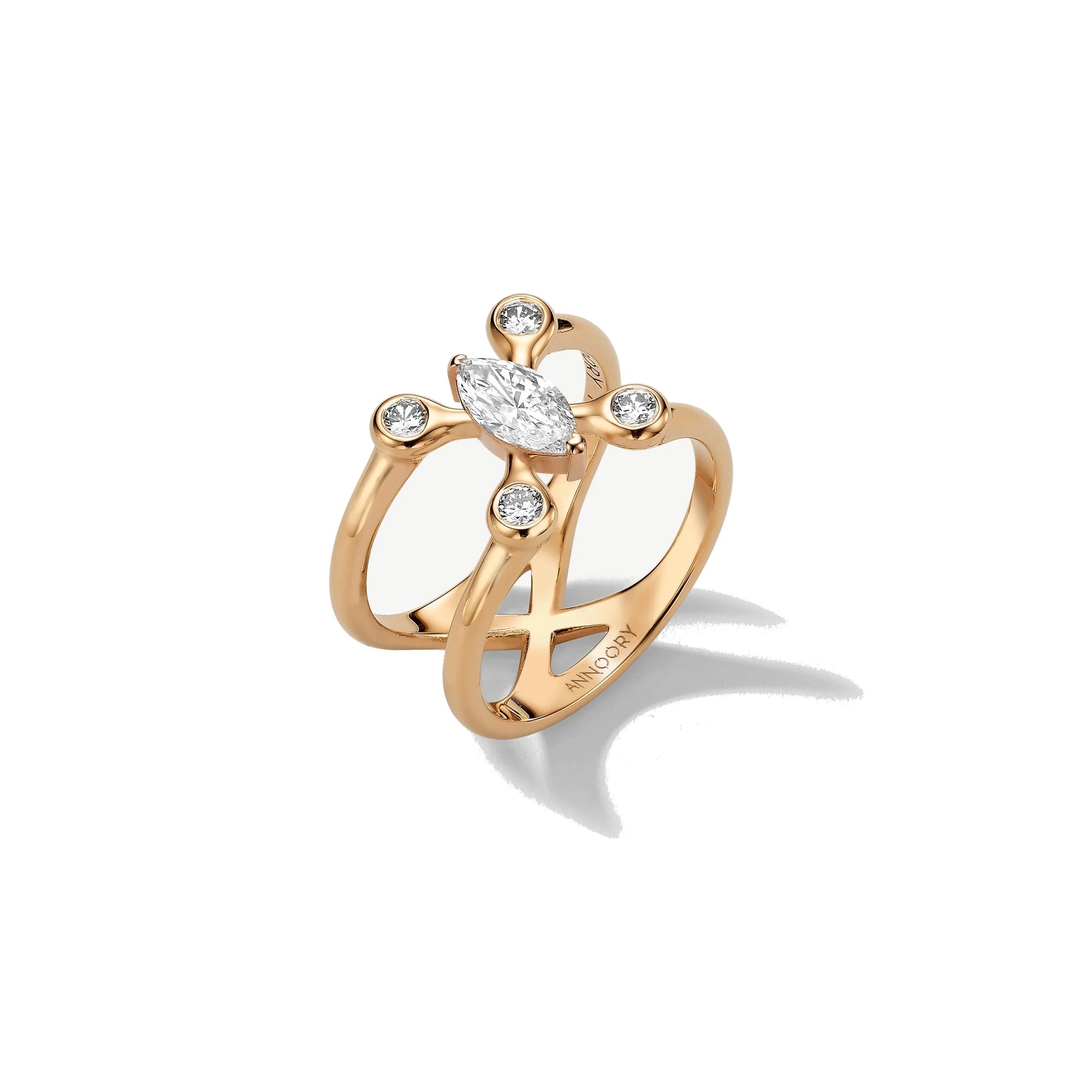 Cosmic Transformer Diamond Pinky Ring