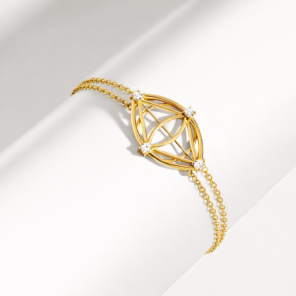 Evil Eye Evolves Diamond Bracelet - statement bracelet by Noritamy