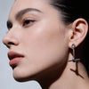 Linked Theory Sterling Silver T-bar Earrings - statement earrings by Noritamy