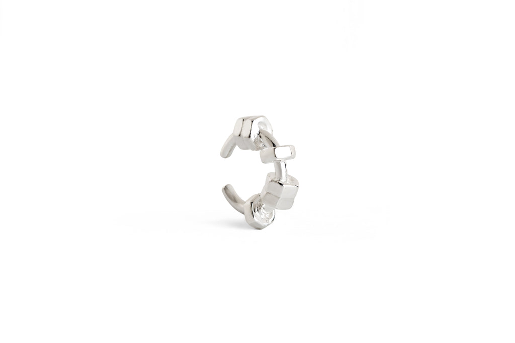 Hexagon Nut Ear Cuff