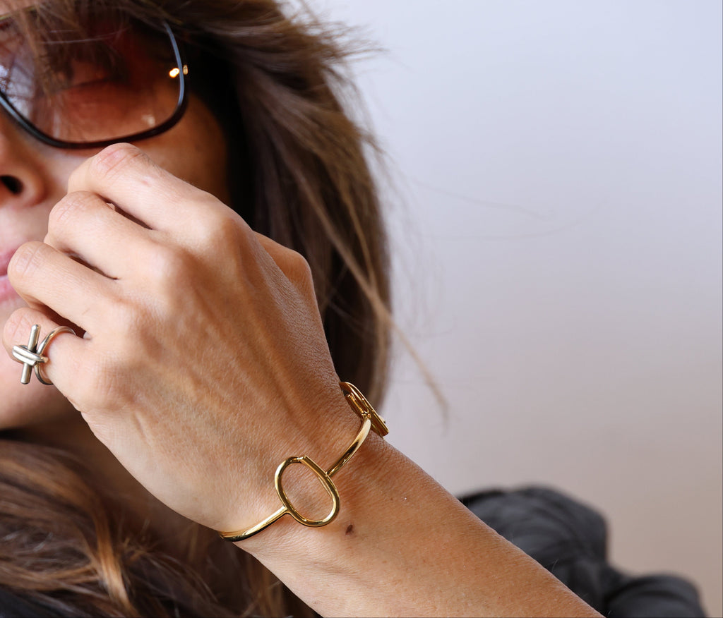 Linked Theory Cuff Bracelet