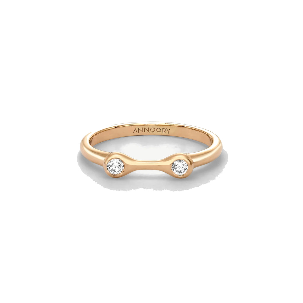 It Takes Two Diamond Layers Ring