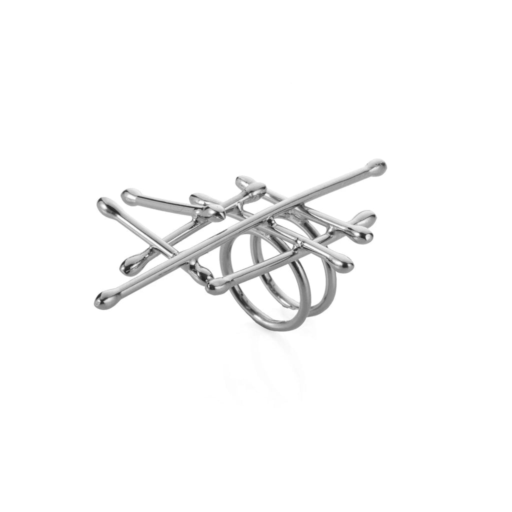 Mesh Ring Silver