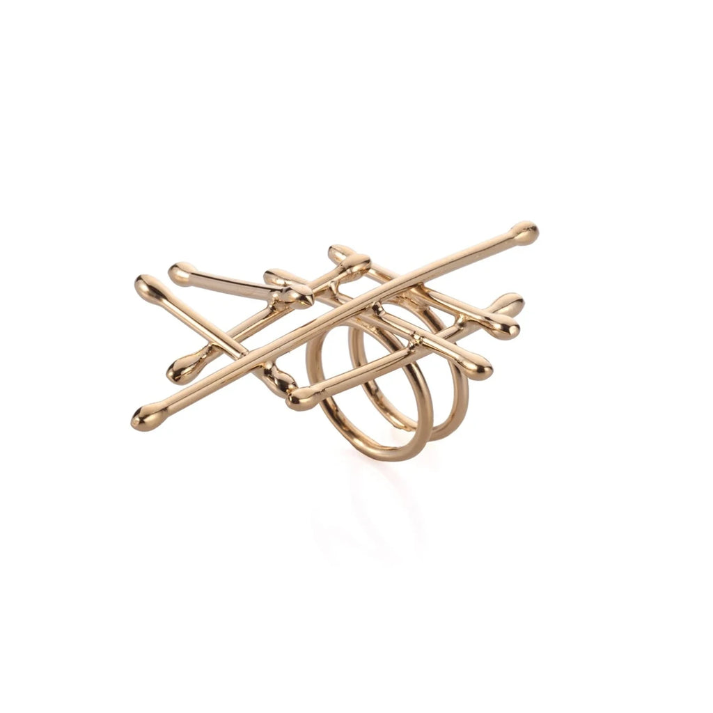 Mesh Ring Gold