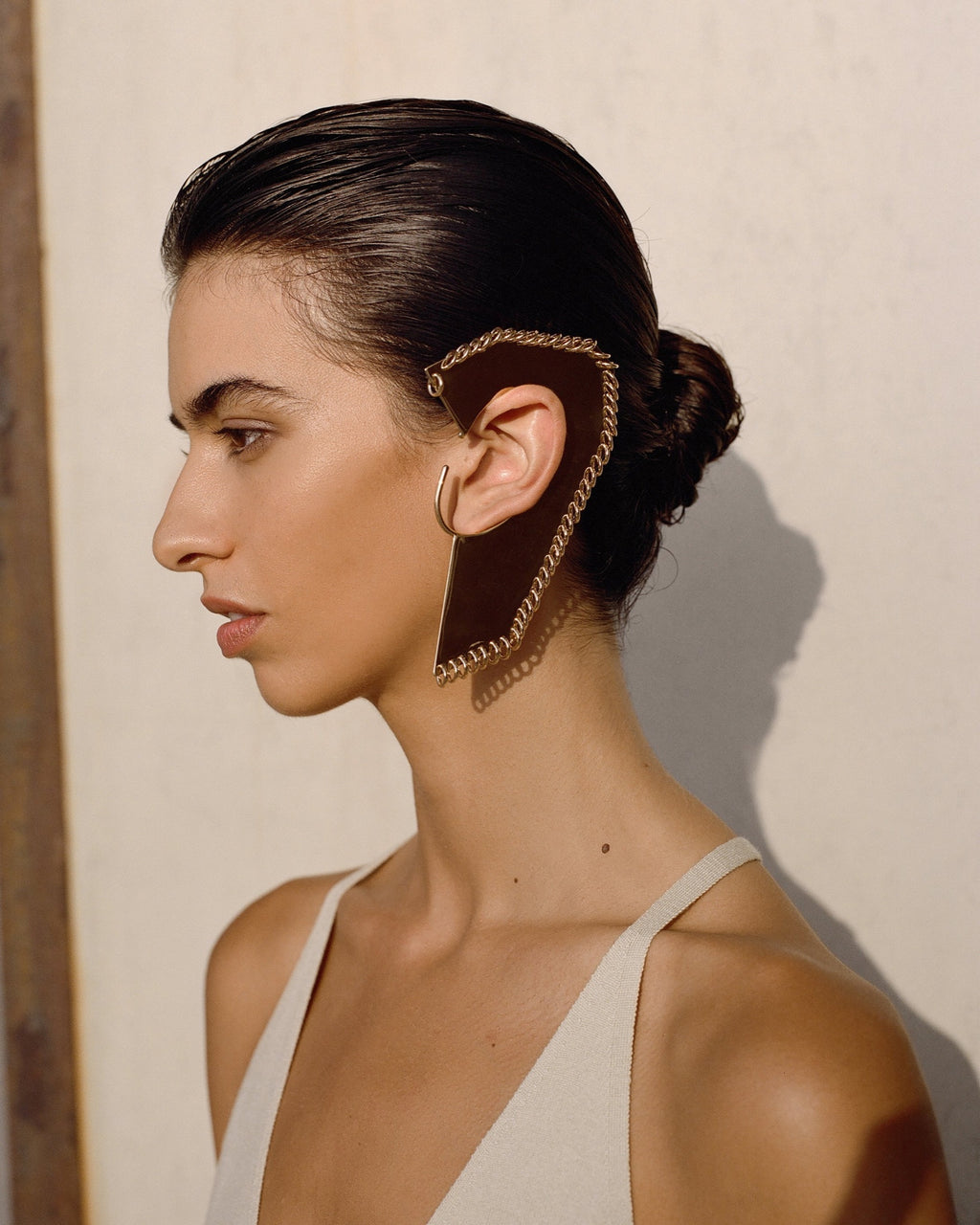Geometric Pierced Ear Cuff (L) - jewelry piece by Noritamy