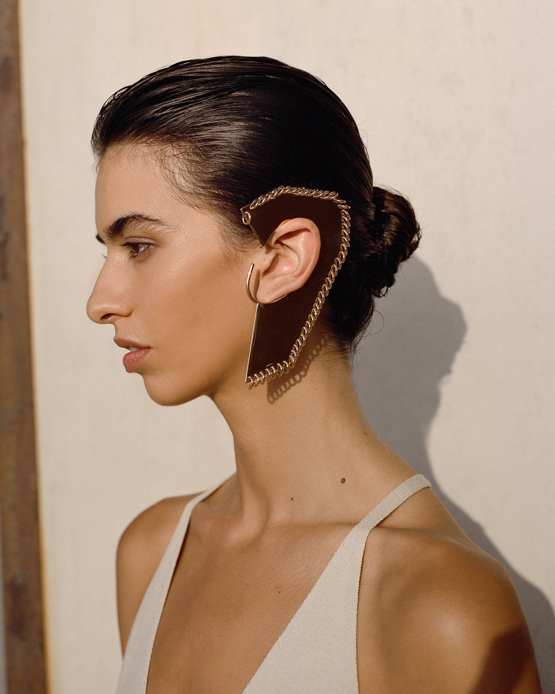 Geometric Pierced Ear Cuff (L)