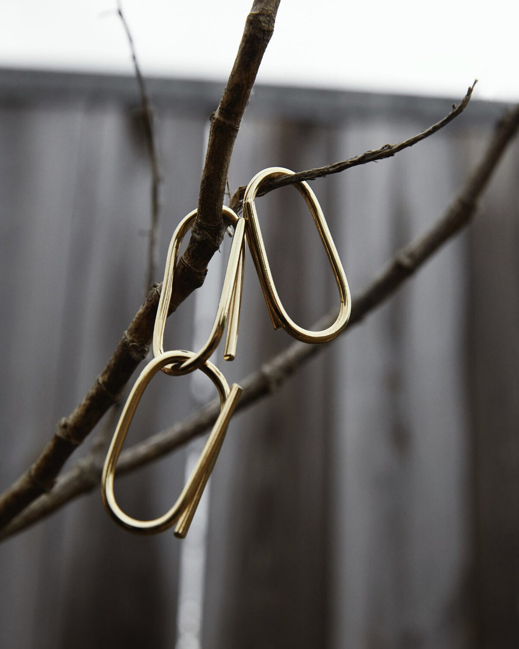 2 Chains Large Earrings - chain earrings by Noritamy