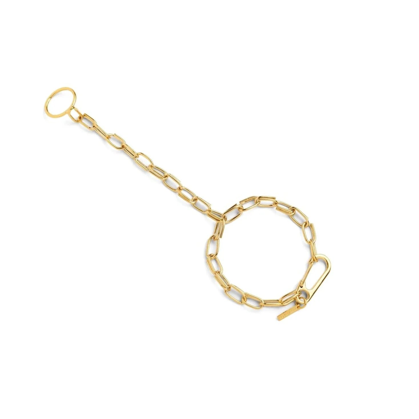Paper Clip Links Hand Chain
