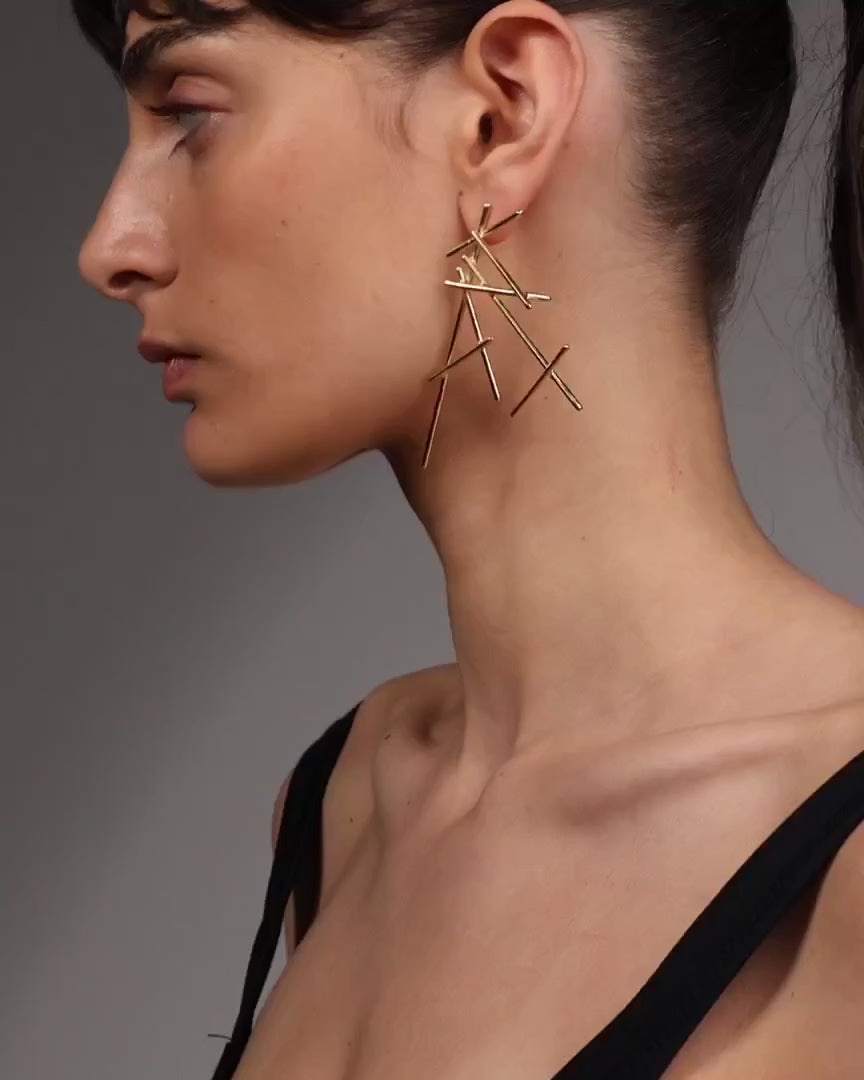 Fan Statement Earrings