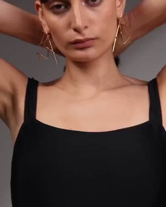 Fan Statement Earrings