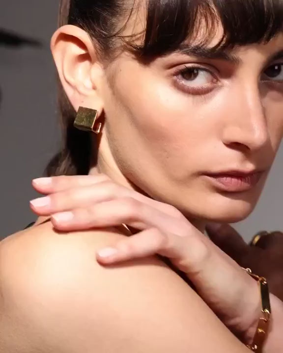 Square Tribal Earrings