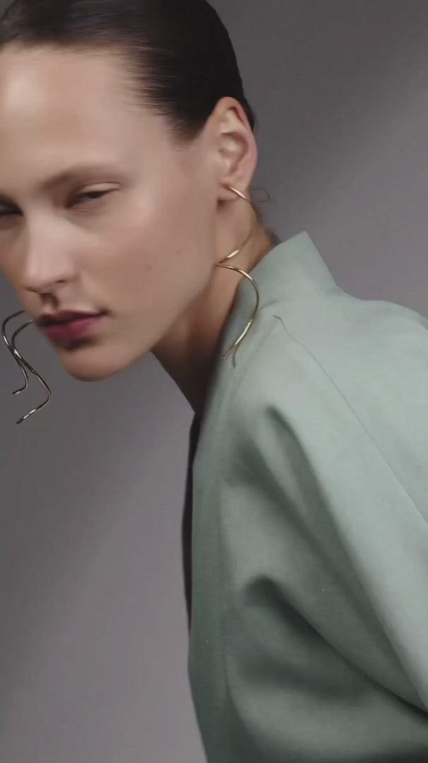 Snake A-symmetric Earrings