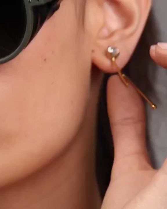 Pine Wishbone Earrings